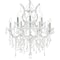 Cwi Lighting Maria Theresa 13 Light Up Chandelier With Chrome Finish 8311P30C-13 (Clear) - alternate 3
